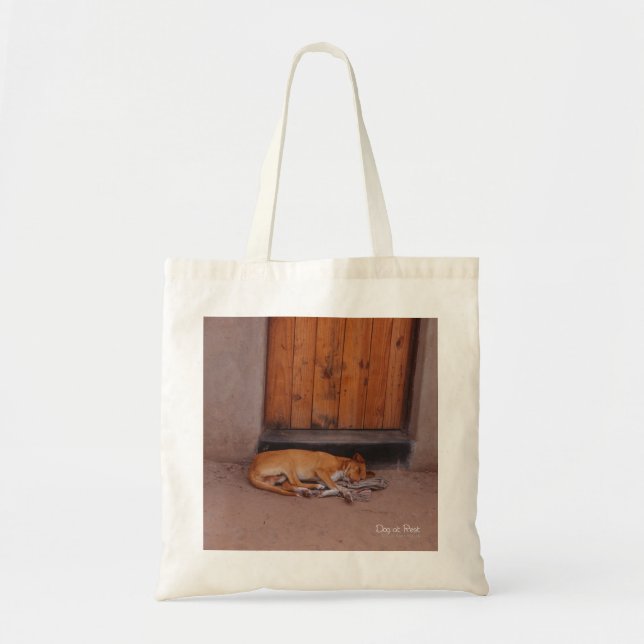 Tote Bag Chien au repos (Devant)