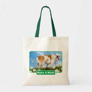 Tote Bag Chien avec Dandelion