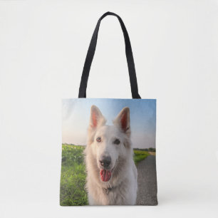 Tote Bag Chien blanc allemand Shephard