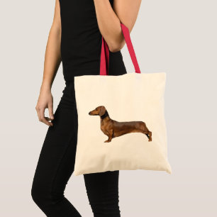 Tote Bag Chien Brown mignon Dachshund