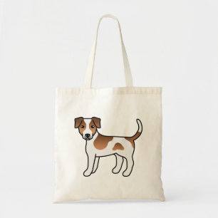 Tote Bag Chien caricaturale Brown danois-suédois