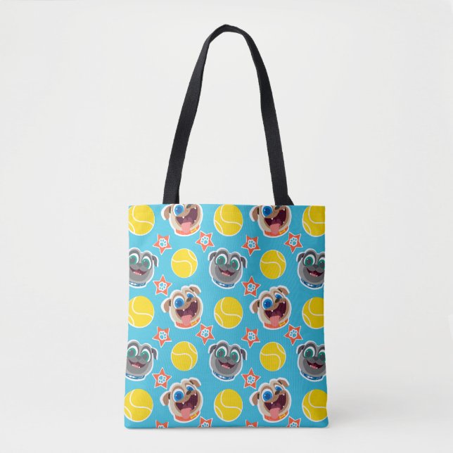 Tote Bag Chien Chien Pal | Motif de balle (Devant)