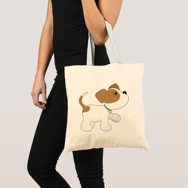 Tote Bag Chien chiot blessé (Créateur téléchargé)