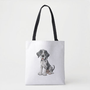 Tote Bag Chien chiot dalmate Premium Scoop