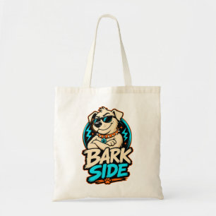 Tote Bag Chien côté Bark PNG, Création de sublimation de ch