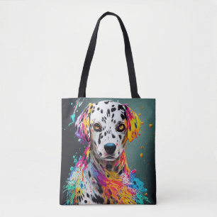 Tote Bag Chien Dalmatien animal familier adorable compagnon