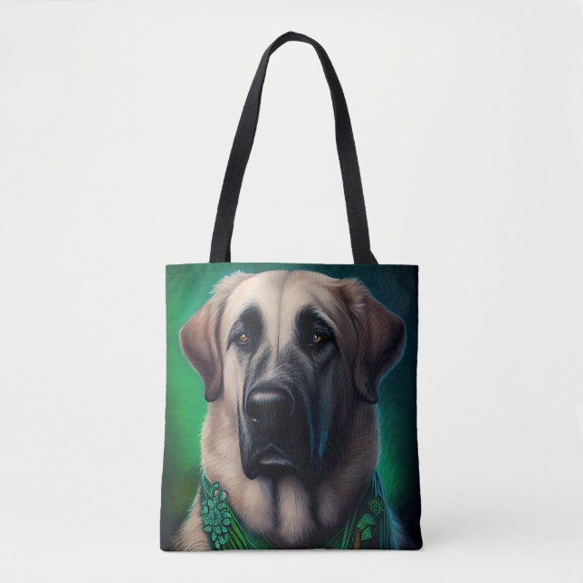 Tote Bag Chien de berger anatolien en Robe de Fête de Saint (Devant)