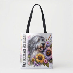 Tote Bag Chien de berger anglais ancien