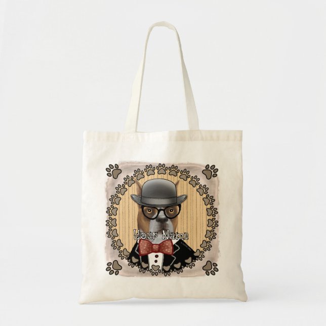Tote Bag Chien de boîte (Devant)