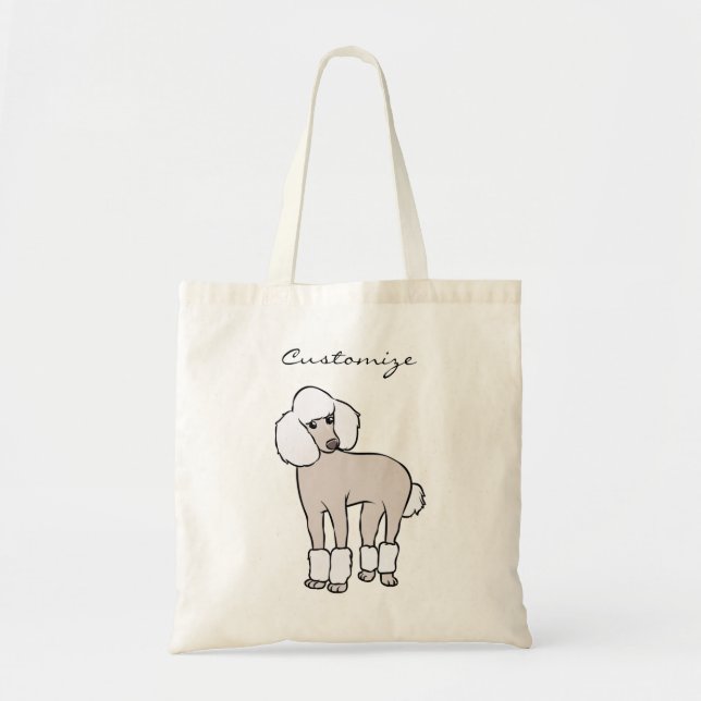 Tote Bag Chien de caniche standard Thunder_Cove (Devant)