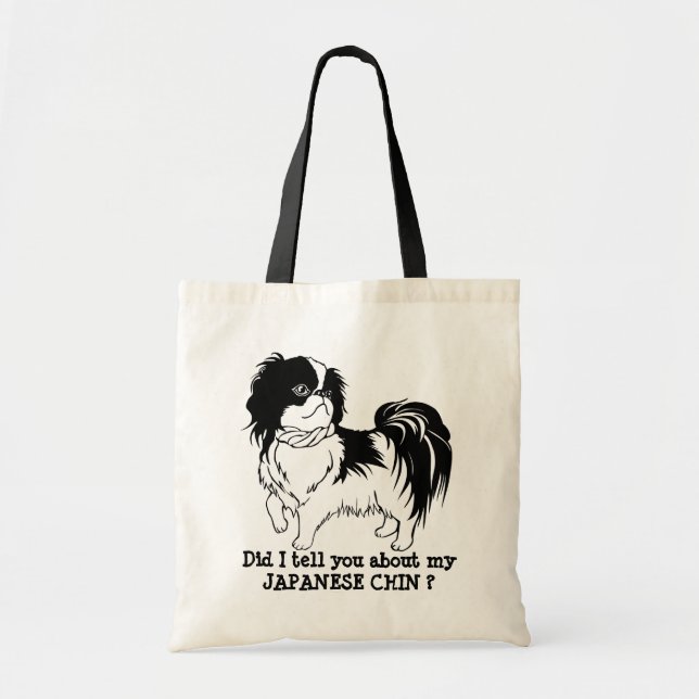 Tote Bag Chien de CHIN de JAPONAIS (Devant)
