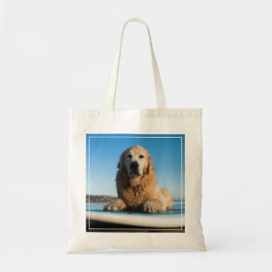 Tote Bag Chien de golden retriever s'étendant sur un