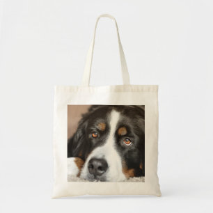 Tote Bag chien de montagne bernois couché