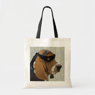Tote Bag Chien de Ninja Basset Hound