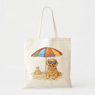 Tote Bag Chien de plage Golden Retriever