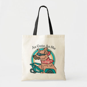 Tote Bag Chien de rue rétro avec lunettes de soleil   Drôle