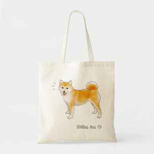 Tote Bag Chien de Shiba Inu joyeux