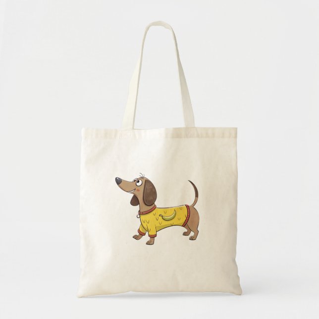 Tote Bag Chien drôle (Devant)