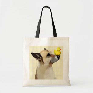 Tote Bag Chien et canard