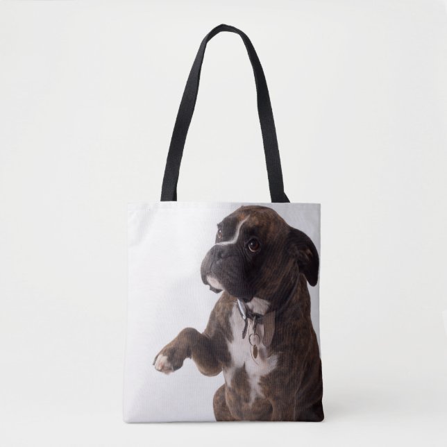 Tote Bag Chien Fourre-tout de boxeur (Devant)