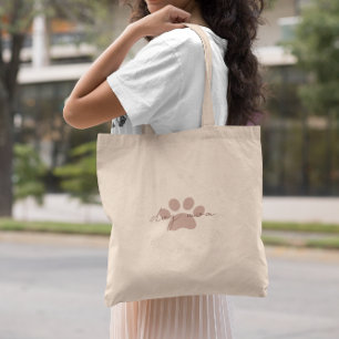 Tote Bag Chien Maman Stuff   Empreinte de patte mignon