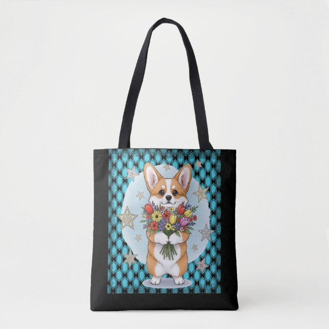 Tote Bag chien mignon (Devant)