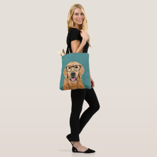 Tote Bag Chien mignon de golden retriever pour des amoureux