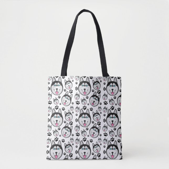 Tote Bag Chien Sibérien Chien Gros Chien À Moelle (Devant)