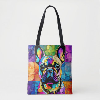 Tote Bag Chien-taureau français mignon "Frenchie" Fourre-to