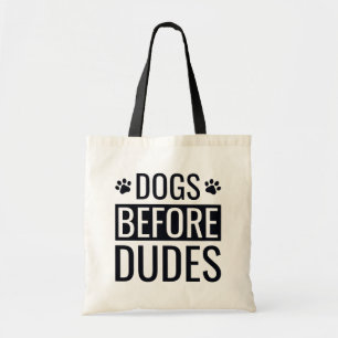 Tote Bag Chiens avant les mecs Citation