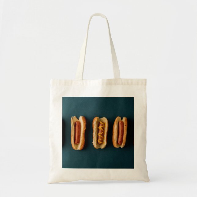 Tote Bag Chiens chauds et fusils (Devant)