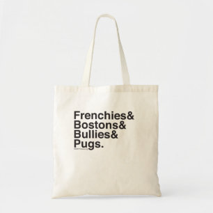 Tote Bag Chiens helvetica Fourre-tout
