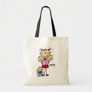 Tote Bag Chiffre de bâton de bonne d'enfants