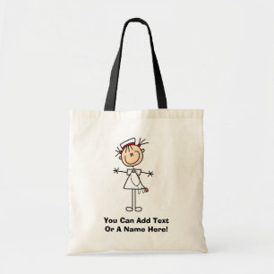 Tote Bag Chiffre femelle blanc cadeaux de bâton de