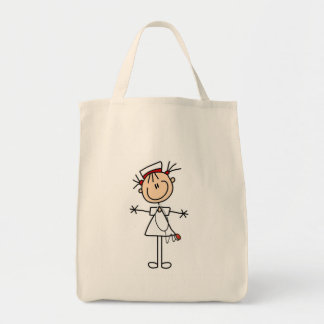 Tote Bag Chiffre femelle blanc cadeaux de bâton de l'infirm
