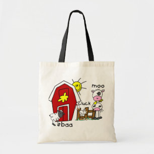 Tote Bag Chiffre T-shirts et cadeaux de bâton d'animaux de 