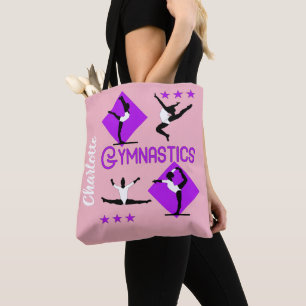 Tote Bag Chiffres de gymnaste Filles mignonnes Gymnastique 