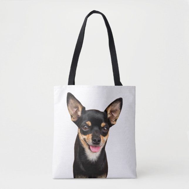 Tote Bag Chihuahua Chien chiot (Devant)