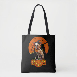 Tote Bag Chihuahua Chien Halloween