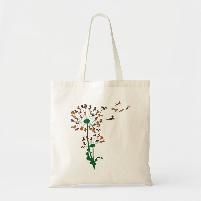Tote Bag Chihuahua Flower Fly Dandelion Chihuahua Funny Chi (Devant)
