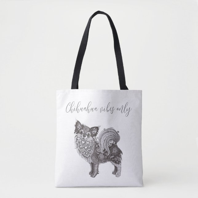 Tote Bag Chihuahua Vibes (Devant)