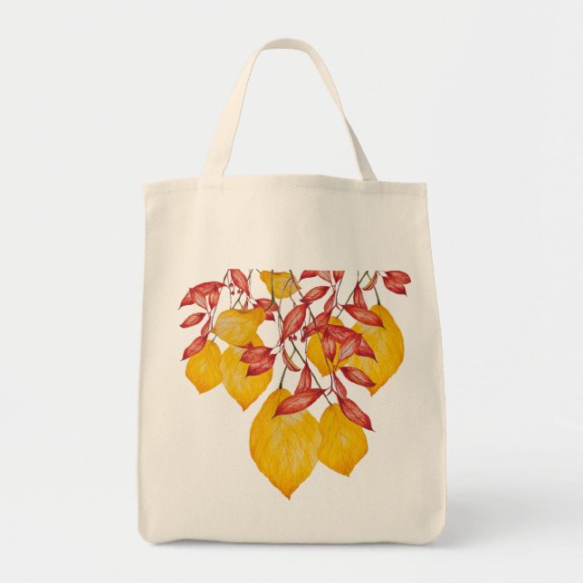 Tote Bag Chili & Turmeric sur une Fourre-tout d'épicerie (Devant)