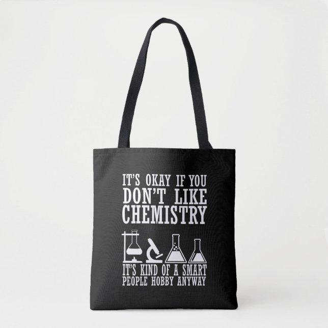 Tote Bag Chimie de sarcasme Guillemets chimistes (Devant)
