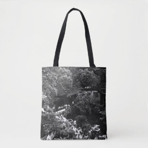 Tote Bag Chine vintage Shanghai Yuyuan touristes jardin