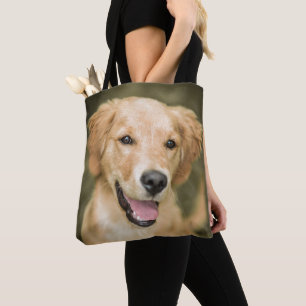 Tote Bag Chiot mignon de golden retriever