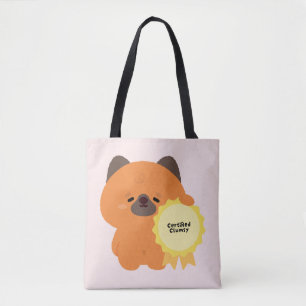 Tote Bag Chiots Berger Allemand Certifié Maladroit