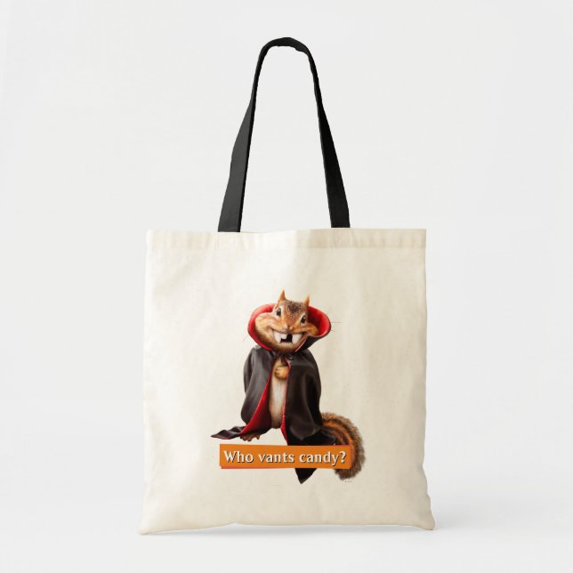 Tote Bag Chipmunk Vampire (Devant)