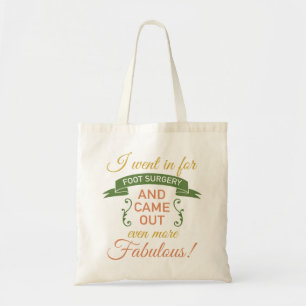 Tote Bag Chirurgie pieds Fabuleux récupération (vert)