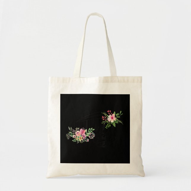 Tote Bag Chirurgie pour professeur de musique coupée avec u (Devant)
