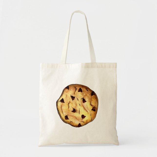 Tote Bag Chocolat Chip Cookie Cookie Baking Food Fourre-tou (Devant)